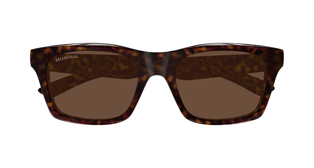 Sunglasses balenciaga bb0423s 002 havana rectangular / squared masculino size 56mm - Detailed view