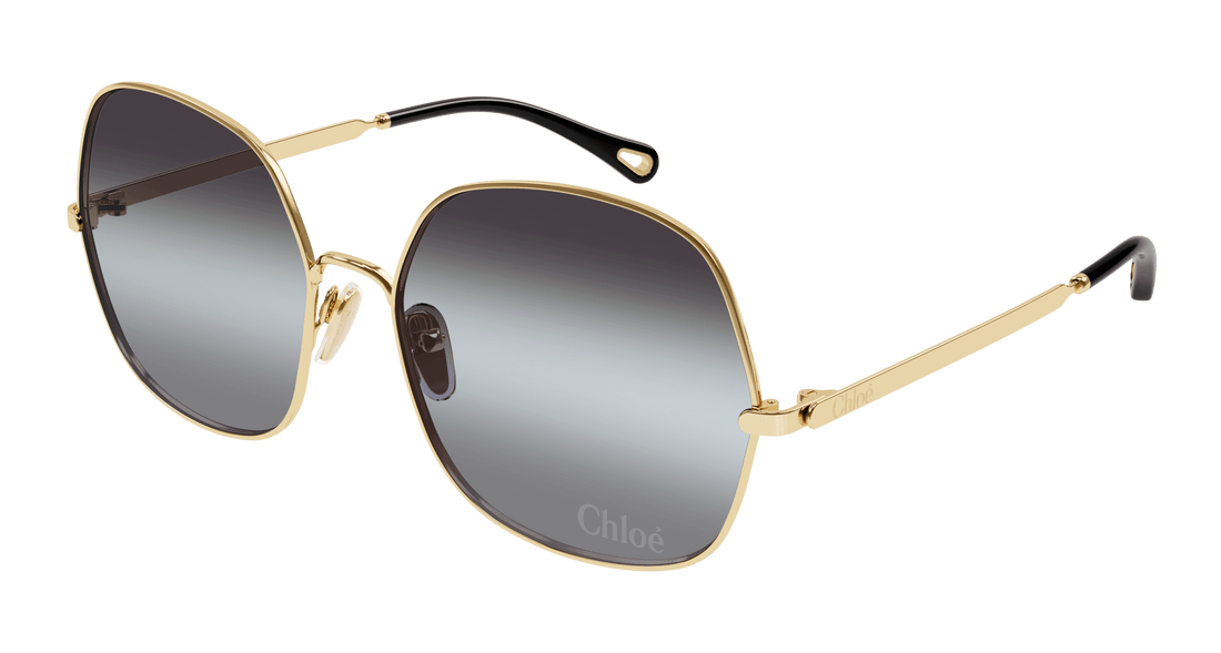 Sonnenbrillen chloé ch0282s 001 dorado square femenino größe 60mm - Hauptansicht