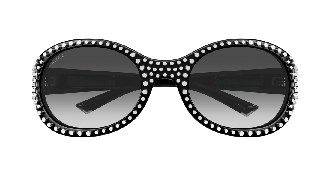 Gafas de sol gucci gg2013s 001 negro round femenino talla 62mm - Vista de detalle