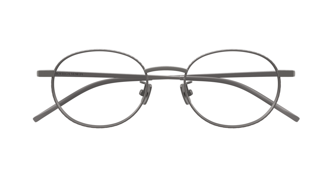 Occhiali da vista bottega veneta bv1426oa 003 plateado round/oval/panthos unisex taglia 50mm - Vista dettagliata