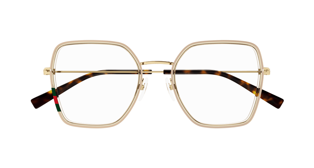 Brillen gucci gg1850o 003 amarillo square femenino größe 51mm - Detailansicht