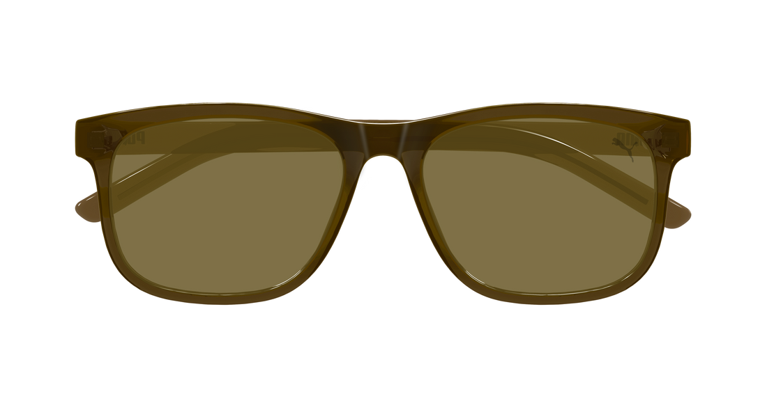 Gafas de sol puma pu0515s 005 marron rectangular / squared masculino talla 56mm - Vista de detalle