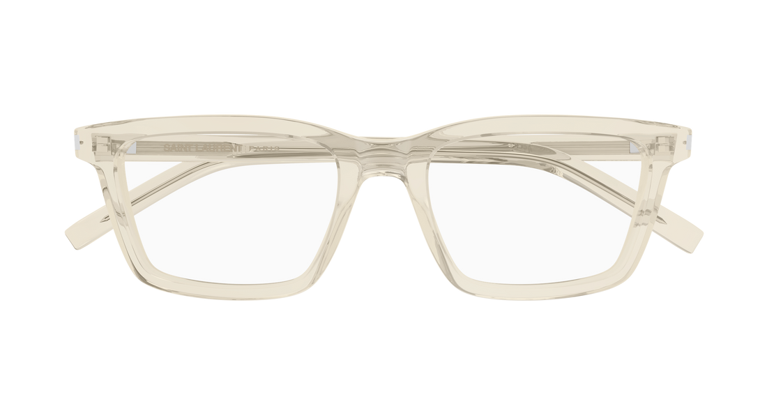 Óculos graduados saint laurent sl 842 004 amarillo rectangular / squared unisex tamanho 54mm - Vista de detalhe