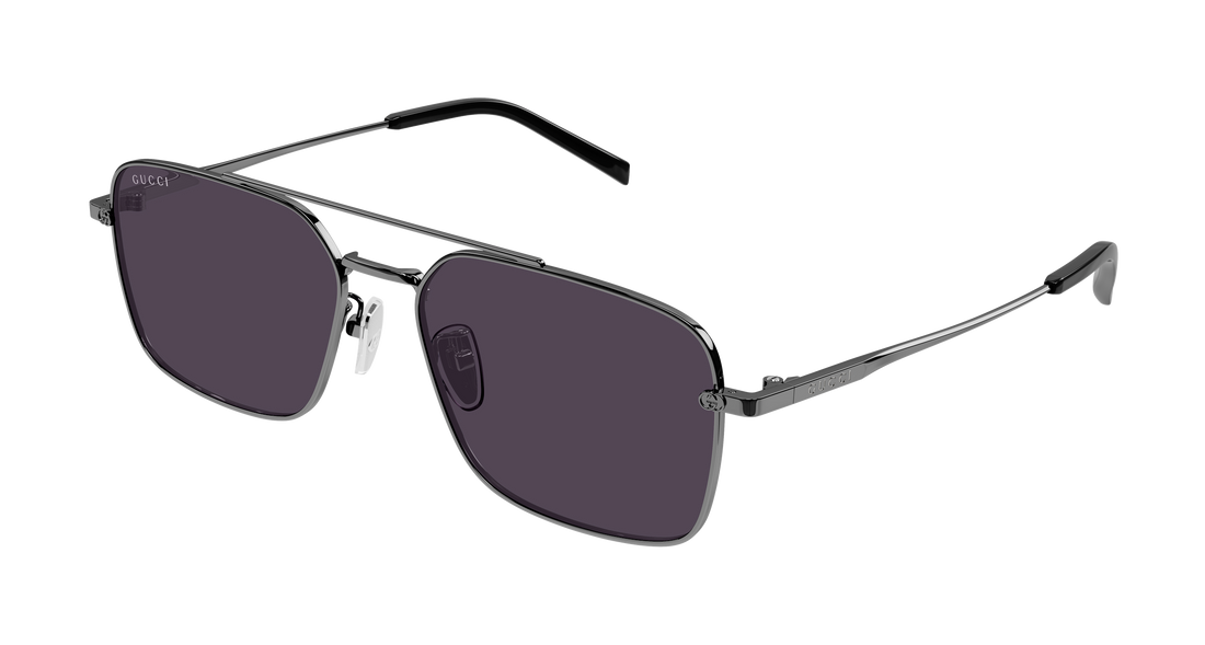 Occhiali da sole gucci gg1957sa 003 plateado rectangular / squared masculino taglia 58mm - Vista principale