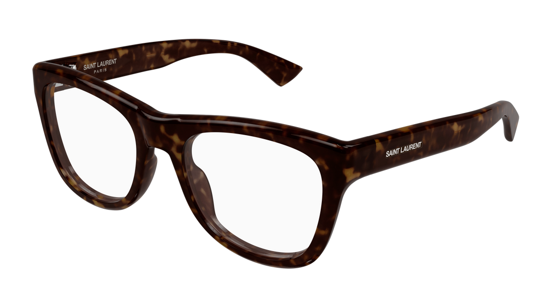Brillen saint laurent sl 816 opt 002 havana cat eye femenino größe 54mm - Hauptansicht