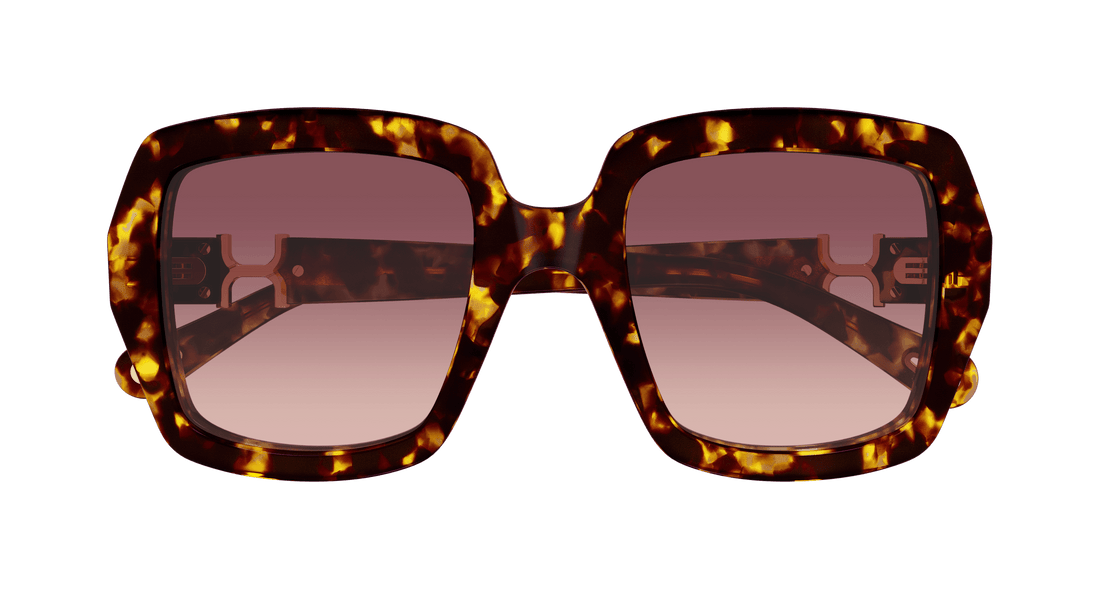 Sonnenbrillen chloé ch0301s 002 havana square femenino größe 52mm - Detailansicht