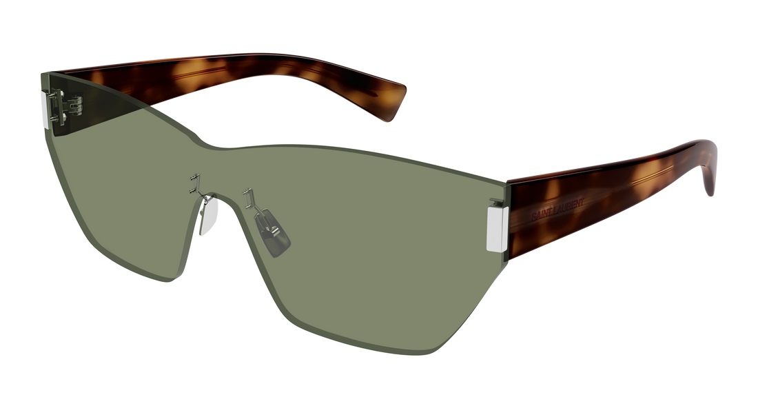 Sunglasses saint laurent sl 755 002 verde cat eye femenino size 99mm - Main view