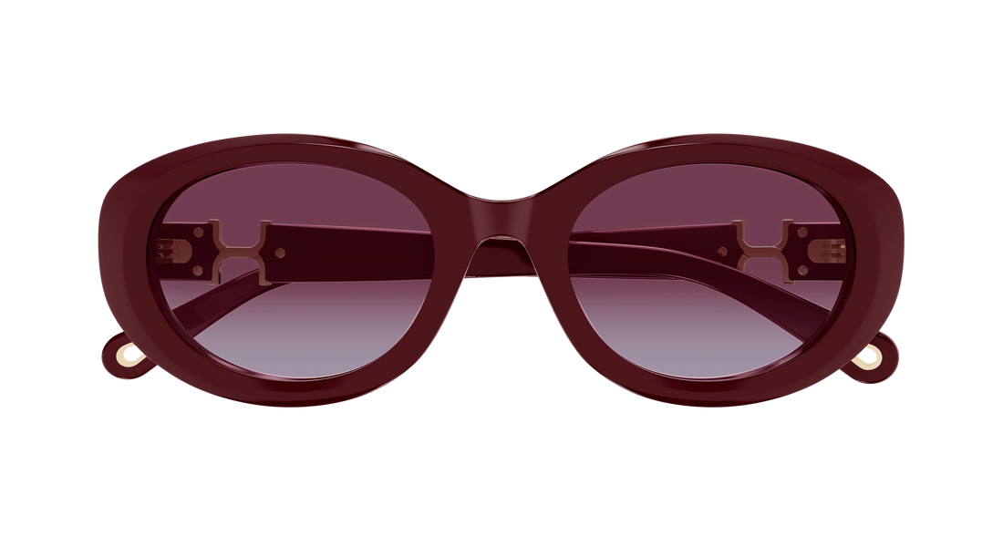 Sunglasses chloé ch0323sk 004 rojo round/oval/panthos femenino size 54mm - Detailed view