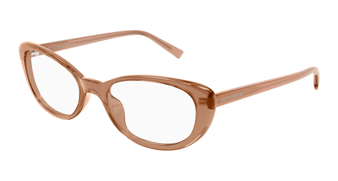 Brillen saint laurent sl 822 opt 008 marron cat eye femenino größe 52mm - Hauptansicht