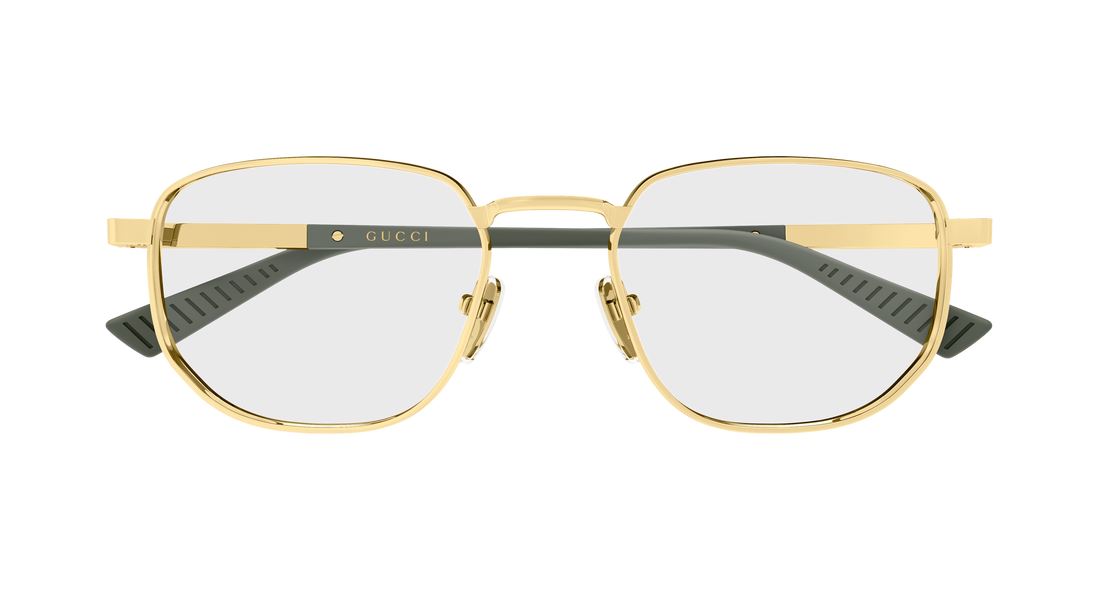 Brillen gucci gg2093o 003 dorado round/oval/panthos masculino größe 53mm - Detailansicht