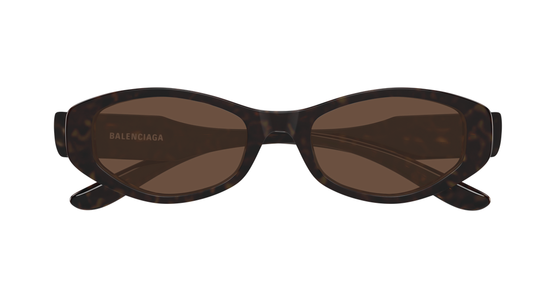 Lunettes de soleil balenciaga bb0509s 002 havana geometrical/directional femenino taille 53mm - Vue détaillée
