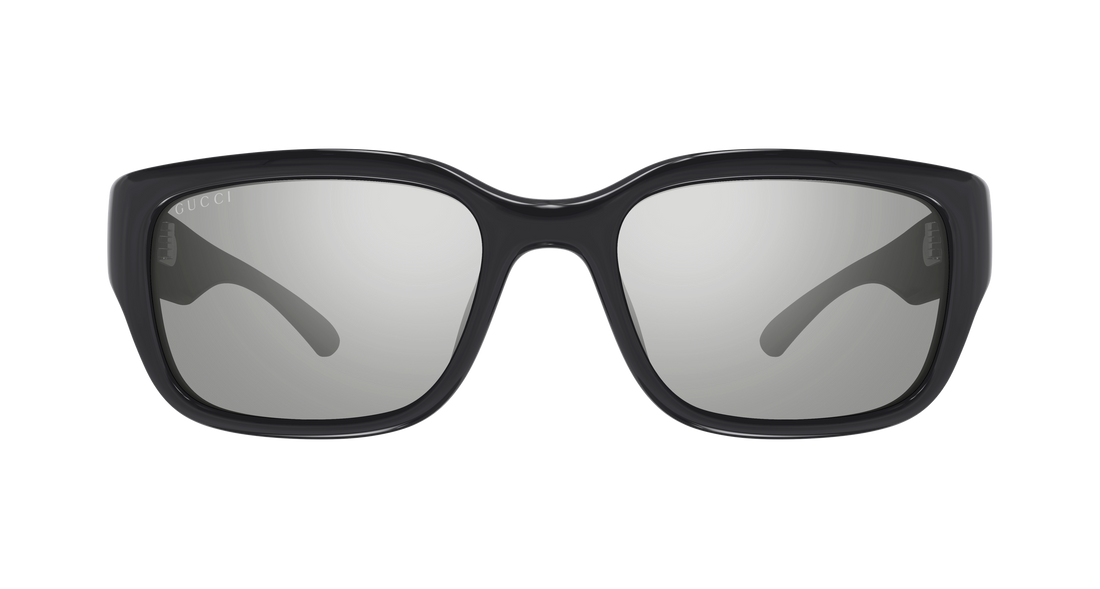 Solglasögon gucci gg2241sk 004 gris rectangular / squared masculino storlek 56mm - Detaljvy
