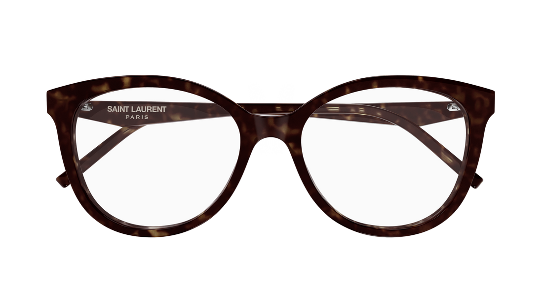 Prescription glasses saint laurent sl m184 002 havana cat eye femenino size 53mm - Detailed view