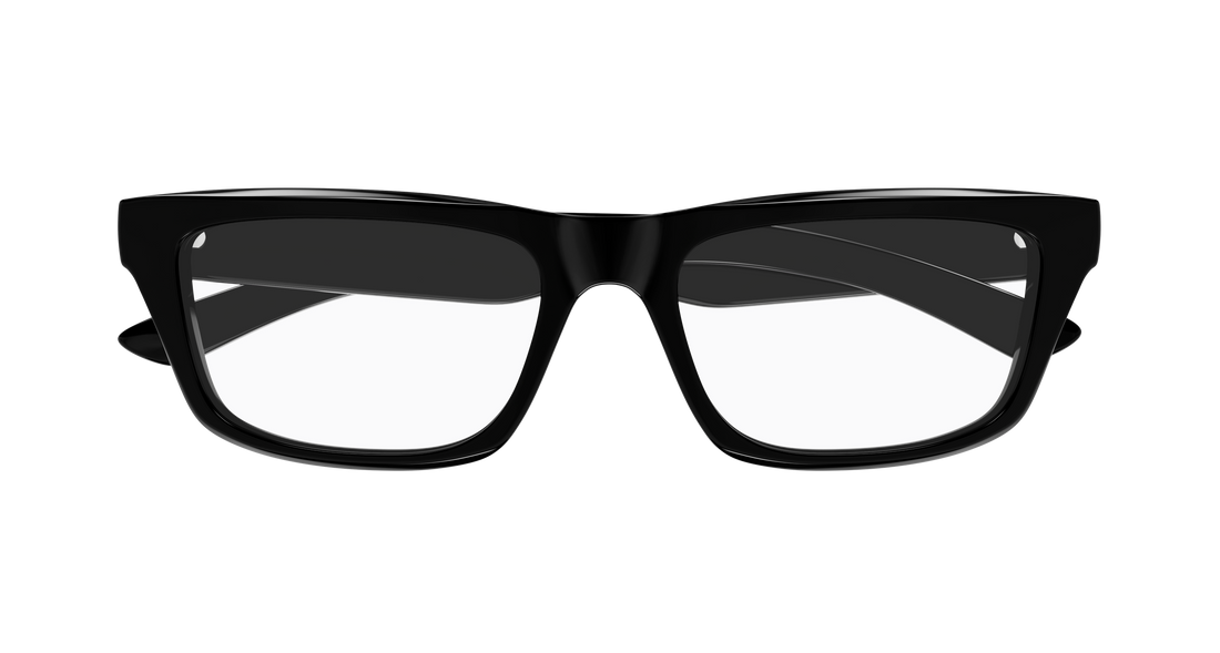 Occhiali da vista balenciaga bb0470o 001 negro rectangular / squared masculino taglia 56mm - Vista dettagliata