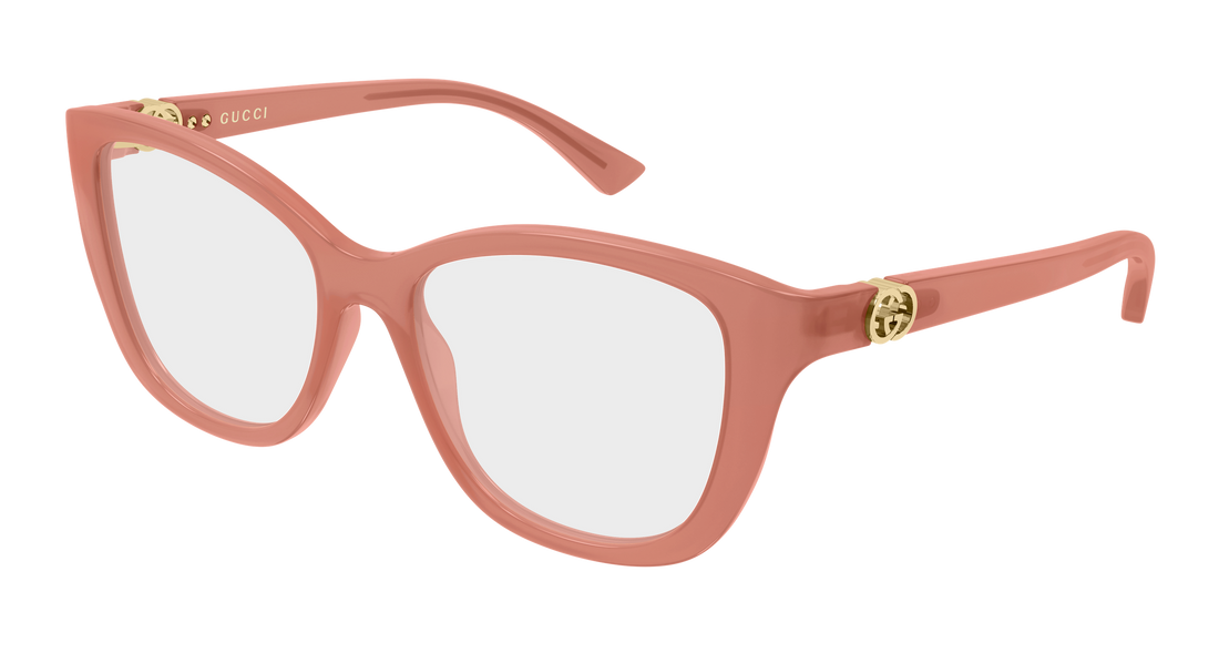 Briller gucci gg2195o 003 rosa cat eye femenino størrelse 53mm - Hovedvisning