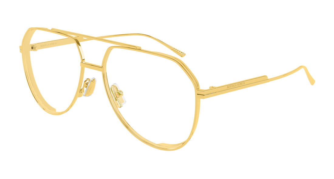 Sunglasses bottega veneta bv1465s 005 dorado pilot/navigator unisex size 60mm - Main view