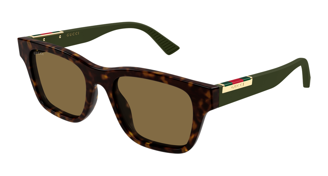 Gafas de sol gucci gg2089s 004 havana rectangular / squared masculino talla 52mm - Vista principal