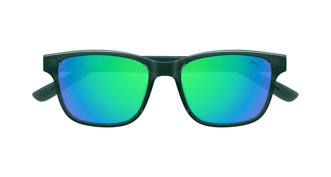 Sunglasses puma pj0088s 002 verde rectangular / squared infantil size 48mm - Detailed view