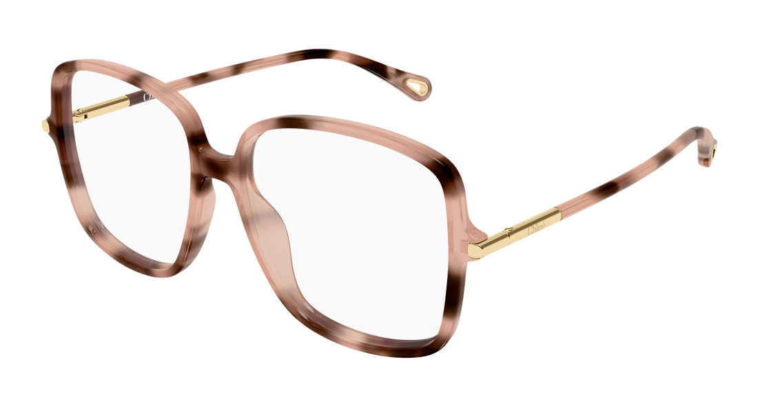 Óculos graduados chloé ch0399o 003 havana rectangular / squared femenino tamanho 56mm - Vista principal