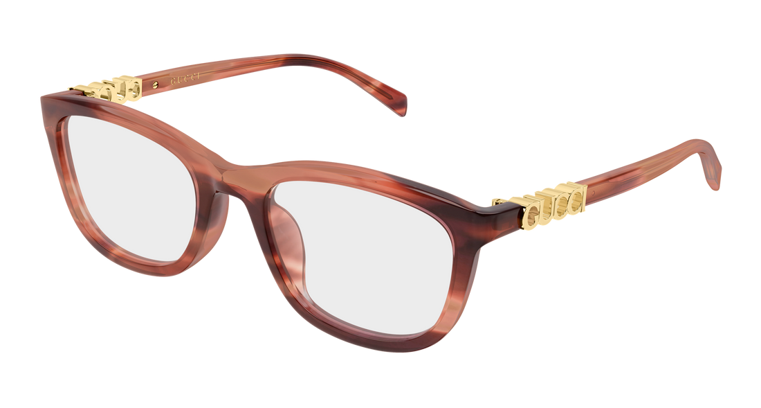 Occhiali da vista gucci gg2035oa 003 havana rectangular / squared femenino taglia 53mm - Vista principale