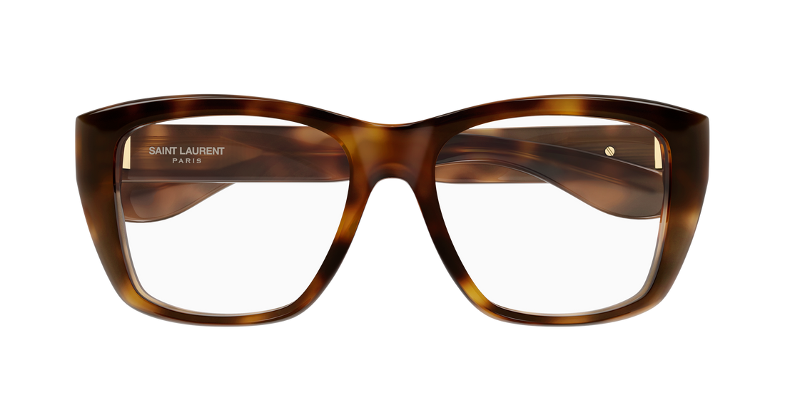 Óculos graduados saint laurent sl 925 002 havana cat eye femenino tamanho 54mm - Vista de detalhe