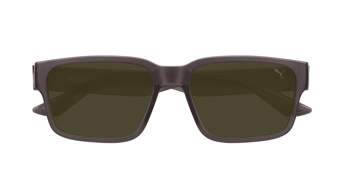 Sunglasses puma pu0542s 004 marron rectangular / squared masculino size 57mm - Detailed view