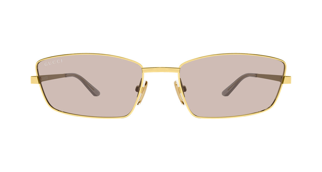 Solbriller gucci gg2177s 009 dorado rectangular / squared femenino størrelse 61mm - Detaljeret visning