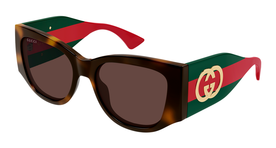 Gafas de sol gucci gg2115s 002 havana cat eye femenino talla 55mm - Vista principal