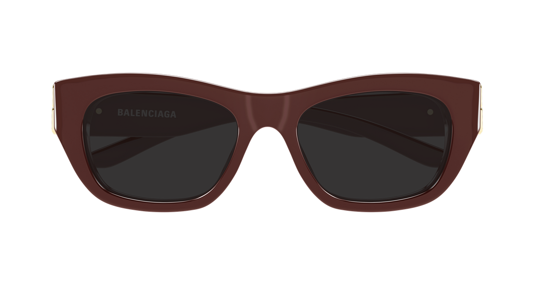 Óculos de sol balenciaga bb0506s 003 rojo cat eye femenino tamanho 55mm - Vista de detalhe