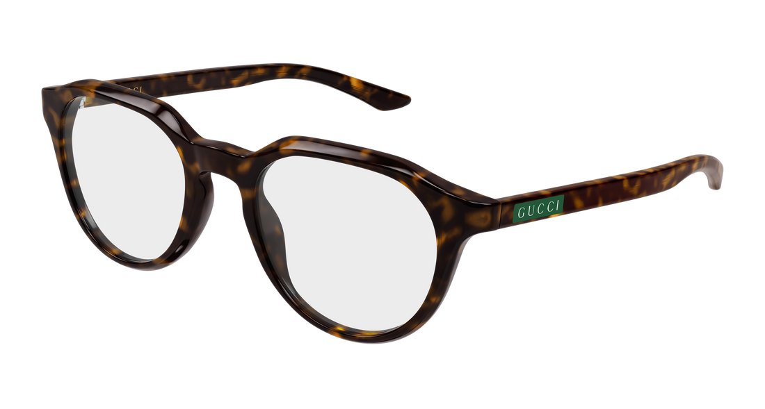Brillen gucci gg2083o 002 havana round/oval/panthos masculino größe 49mm - Hauptansicht