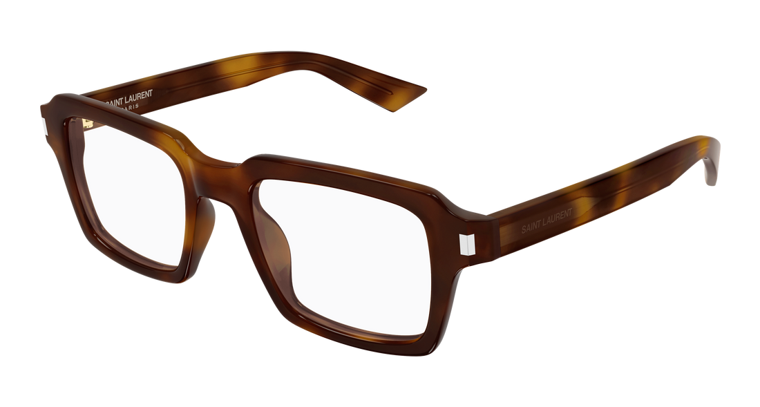 Óculos graduados saint laurent sl 947 opt 002 havana rectangular / squared masculino tamanho 50mm - Vista principal