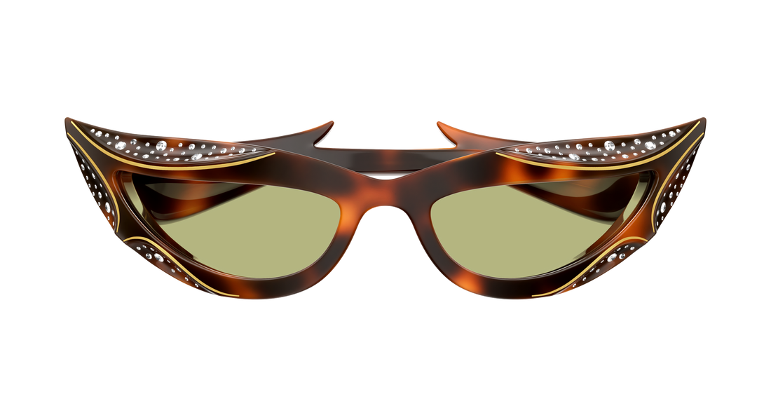 Óculos de sol valentino vg0073s 001 havana geometrical/directional unisex tamanho 56mm - Vista de detalhe