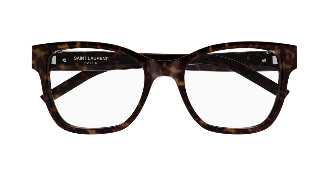 Gafas graduadas saint laurent sl m158 002 havana cat eye femenino talla 52mm - Vista de detalle