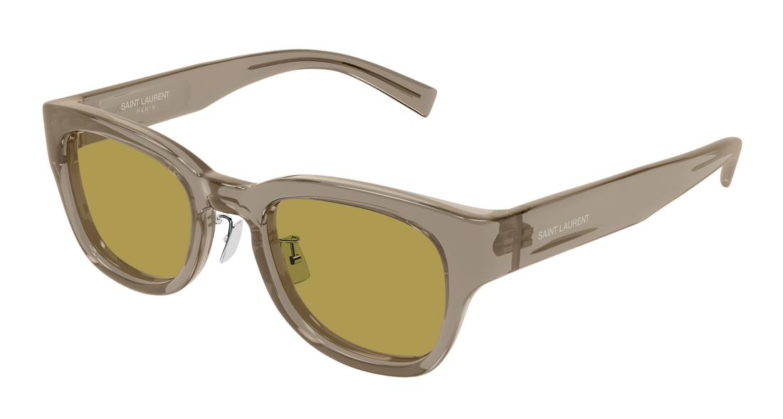 Óculos de sol saint laurent sl 957/j 005 marron rectangular / squared femenino tamanho 50mm - Vista principal