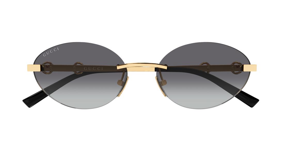 Gafas de sol gucci gg2051s 002 dorado round/oval/panthos femenino talla 58mm - Vista de detalle