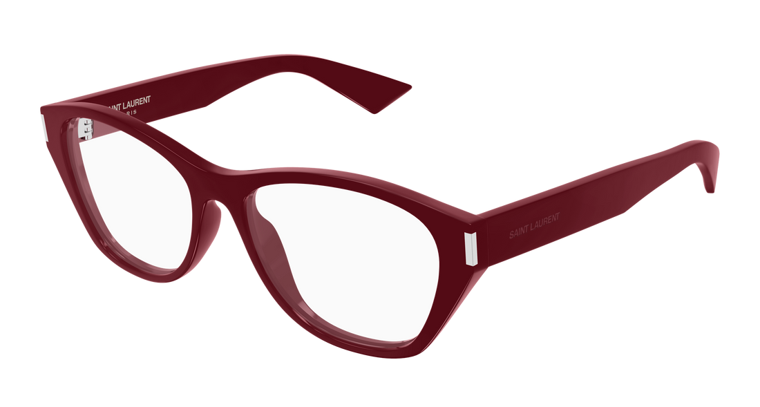 Óculos graduados saint laurent sl 929 006 rojo cat eye femenino tamanho 55mm - Vista principal