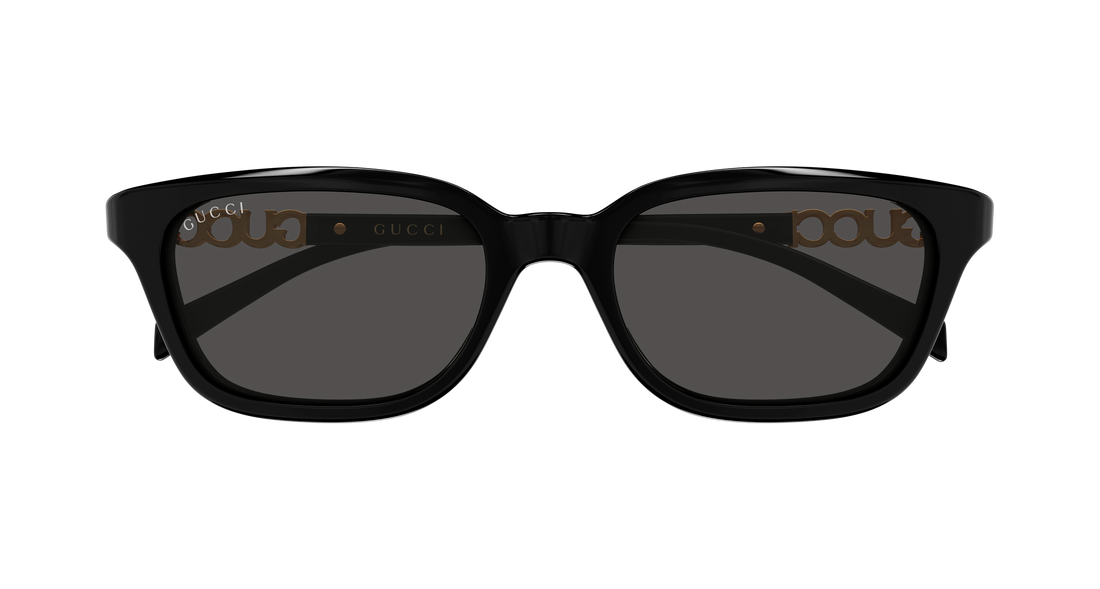 Solbriller gucci gg2208s 001 negro rectangular / squared femenino størrelse 53mm - Detaljeret visning