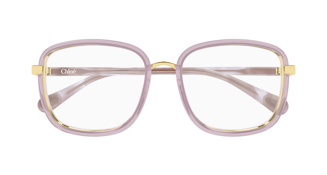 Briller chloé cc0025o 005 morado rectangular / squared infantil størrelse 49mm - Detaljeret visning