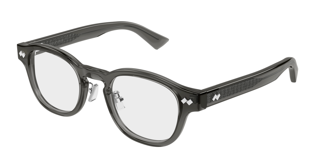 Dioptrijske naočale bottega veneta bv1518oa 003 gris round/oval/panthos unisex veličina 49mm - Glavni prikaz