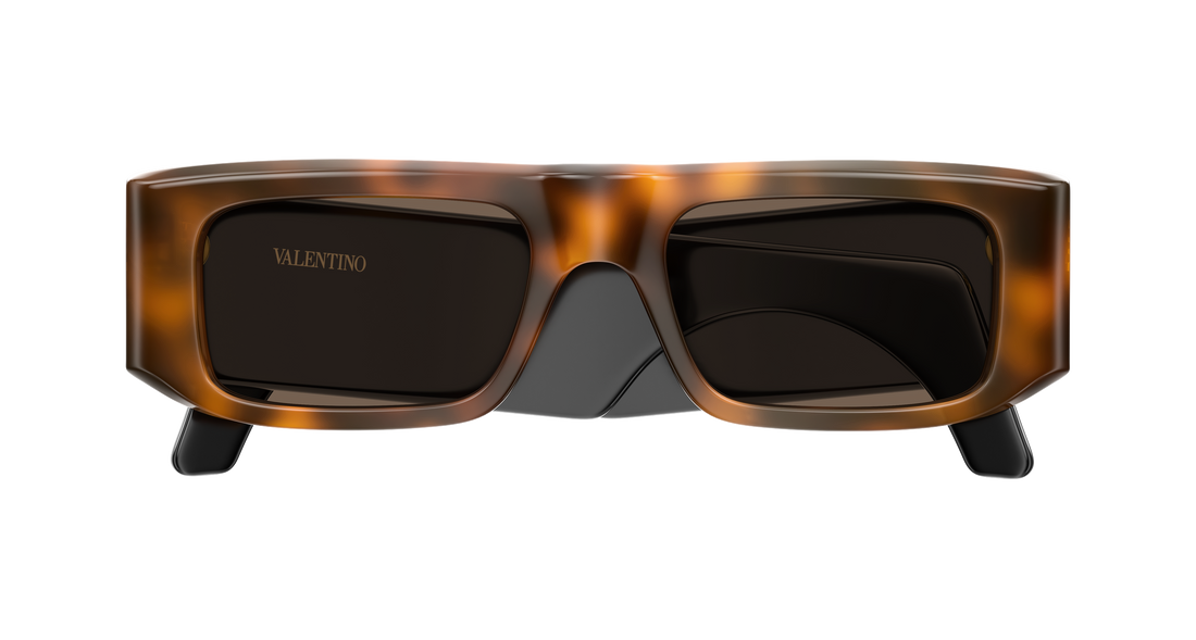 Sunglasses valentino vg0005s 002 havana rectangular / squared femenino size 52mm - Detailed view