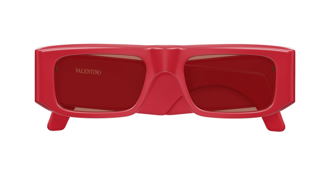 Sunglasses valentino vg0005s 003 rojo rectangular / squared femenino size 52mm - Detailed view