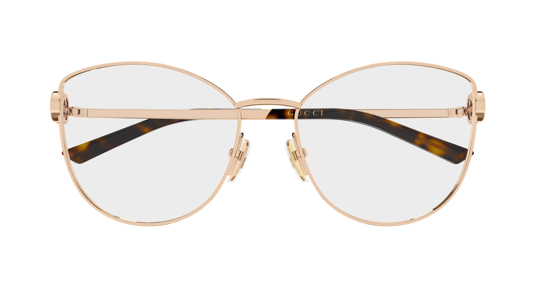 Brillen gucci gg2049o 004 dorado butterfly femenino größe 57mm - Detailansicht