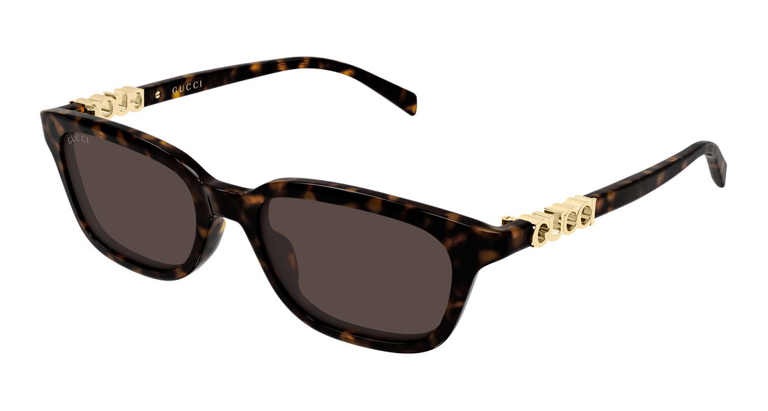 Solbriller gucci gg2208s 002 havana rectangular / squared femenino størrelse 53mm - Hovedvisning