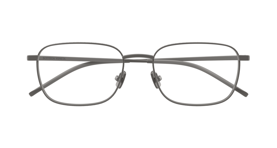 Óculos graduados bottega veneta bv1472o 004 plateado rectangular / squared masculino tamanho 56mm - Vista de detalhe