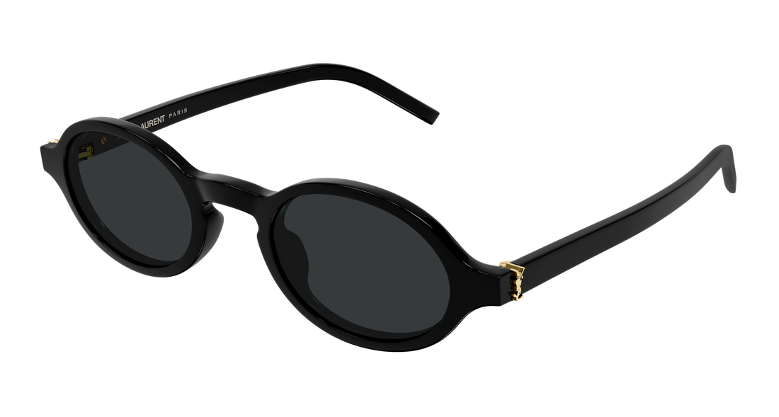 Óculos de sol saint laurent sl m161/k 001 negro round/oval/panthos unisex tamanho 51mm - Vista principal