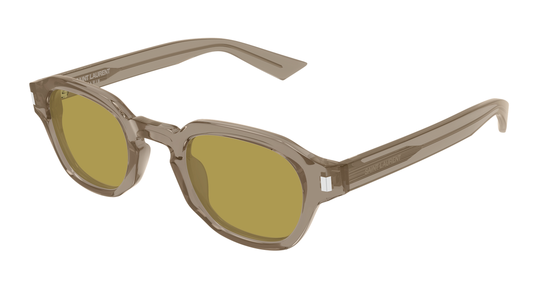 Óculos de sol saint laurent sl 946 005 marron round/oval/panthos masculino tamanho 46mm - Vista principal