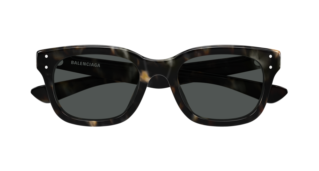 Occhiali da sole balenciaga bb0522sk 002 havana rectangular / squared unisex taglia 54mm - Vista dettagliata