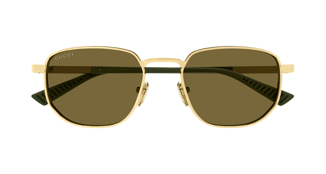 Gafas de sol gucci gg2093s 003 dorado rectangular / squared masculino talla 54mm - Vista de detalle