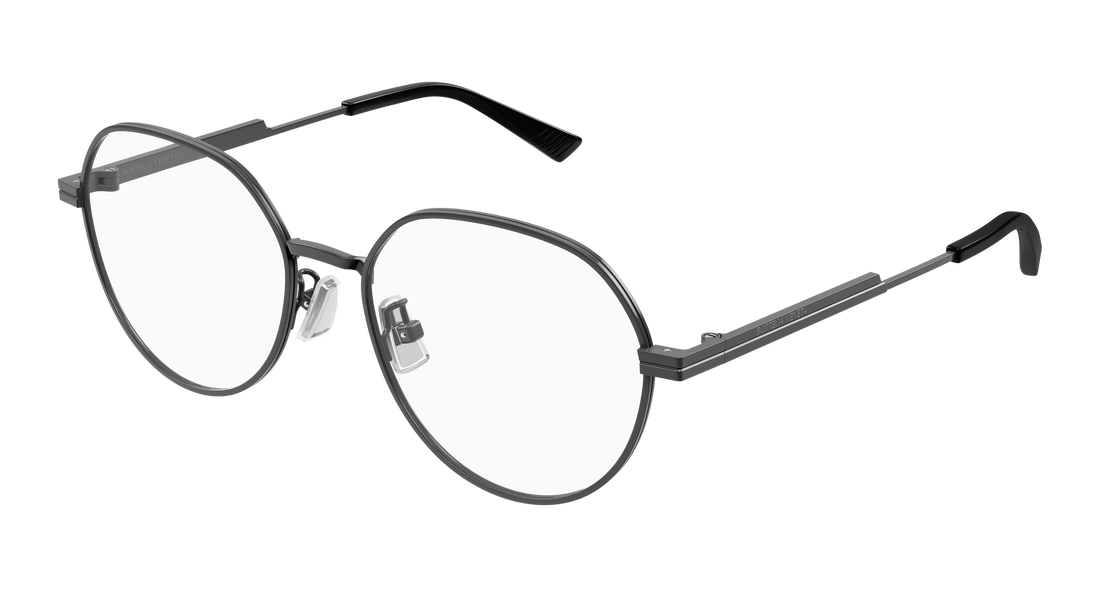 Óculos graduados bottega veneta bv1520oj 003 plateado round/oval/panthos unisex tamanho 54mm - Vista principal
