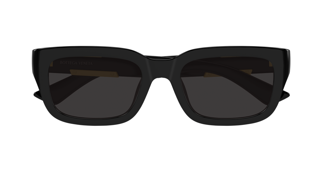 Lunettes de soleil bottega veneta bv1453sa 001 negro rectangular / squared unisex taille 54mm - Vue détaillée